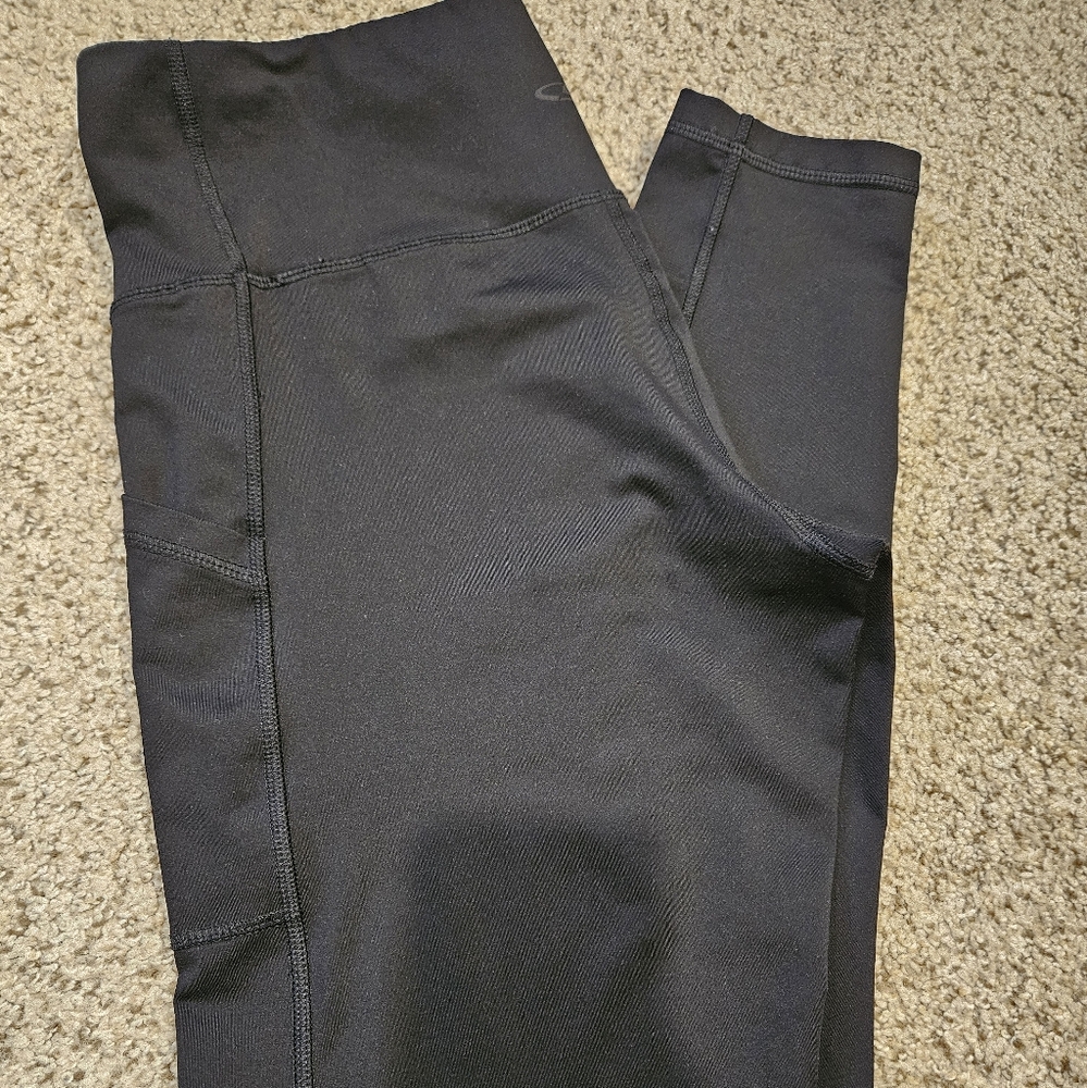 Champion Black Pocket Gym Leggings